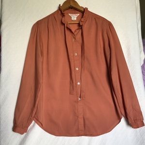 Vintage Laura Mae Peach button down